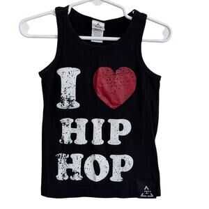 Trilogy Hip Hop Tank Top  Size 2T Black & Red